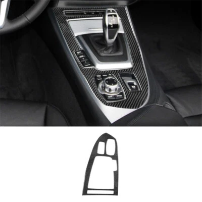 Cubierta de cuadro de cambio de marchas interior de fibra de carbono para BMW Z4 E89 2009-2016 Foto 1 de 4