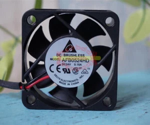 ONE NEW AFB0524HD 50mm 5015 Delta Cooling Fan DC 24V 0.15A 2pin - Afbeelding 1 van 1