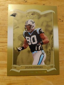 2003 Donruss classics Julius Peppers timeless tributes #14, 136/150