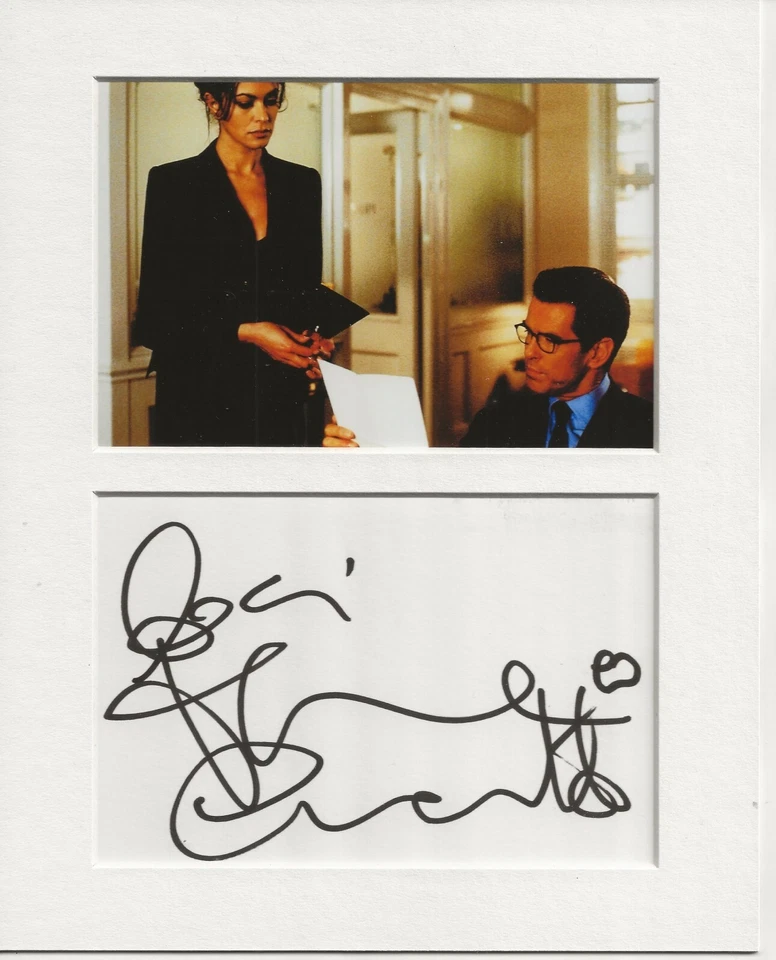 Maria Grazia Cucinotta james bond signed genuine autograph UACC RD COA  - Image 1 of 1