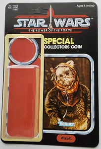 VINTAGE WAROK EWOK RESTORE KIT POWER OF THE FORCE LAST 17 CARD BACK KIT - Picture 1 of 1