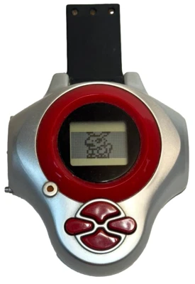 Digimon Digivice D-Power Silver Red 2001 Digital Monster - Funciona Foto 1 de 4