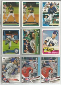 BEN ZOBRIST - ELEVEN TOPPS CARDS (LISTED) - Picture 1 of 2