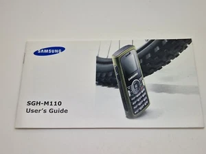 Guide de l'utilisateur Samsung SGH-M110 anglais neuf/ancien stock 3UKPOST - Photo 1/4