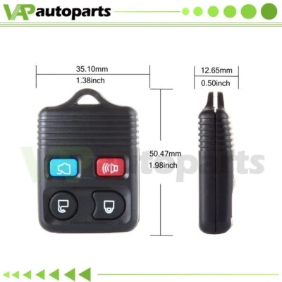 Mando a distancia de entrada sin llave para Ford Thunderbird 2002 2003 2004 2005 2006 CWTWB1U331 Foto 1 de 4