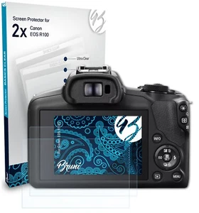 Bruni 2x Écran protecteur pour Canon EOS R100 Protecteur d'écran - Photo 1/4