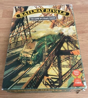 Railway Rivals Board Game By Games Workshop - Game of The Year 1984 Complete - Image 1 of 4