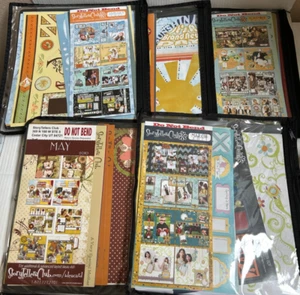 Lot of 5 StoryTellers Club 2010-2013 Scrapbook Page Layout Kits - Picture 1 of 11