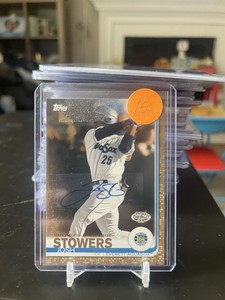 2019 Topps Pro Debut Autographs Gold #198 Josh Stowers Auto /50 - NM-MT