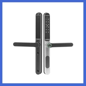 Biometric Fingerprint+Digits Pad+RFID Card+APP f/Narrow Side Push/Pull Door Lock - Picture 1 of 11