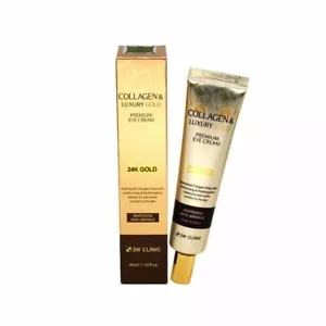 3W Clinic Collagen Luxury Gold Premium Eye Cream For Puffiness 40ml 1.35oz KB016 - Picture 1 of 6