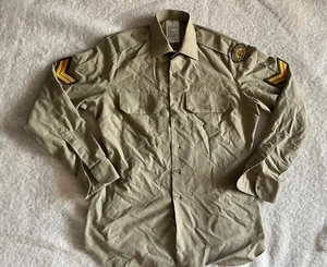 Australian Army Surplus Shirt Corporal - Rising Sun Badge, Chevron - Size 36/95 - Picture 1 of 5