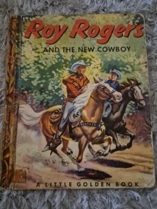 ROY ROGERS AND THE NEW COWBOY Little Golden Book 1953 Sydney No. 115 - Picture 1 of 4