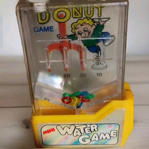 Vintage Donut Mini Waterful Ring Toss Water Game Pitchfork 4" - Picture 1 of 5