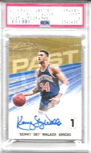 2018 Panini Absolute Past Autos Level 1 KENNY WALKER #PA-KSW PSA 9 MINT #'D/99