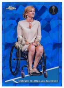 2021 Topps Chrome Tennis Sapphire Edition Monique Kalkman-Van Den Bosch #33