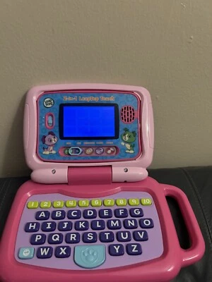 Leap Frog 2 in 1 Leaptop Touch Learning For Kids Toy Educational Pink Laptop - Image 1 of 4