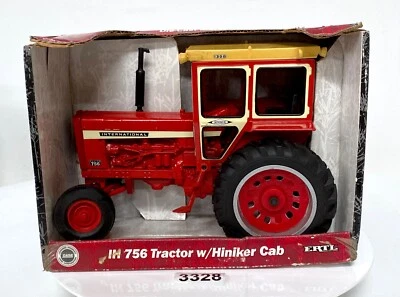 Ertl - 1/16 IH 756 Tractor w/Hiniker Cab - Case Tractor - # 14124 - Dusty - Image 1 of 4