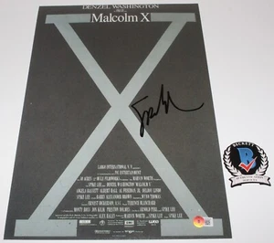 DIRECTOR SPIKE LEE SIGNED 'MALCOLM X' 12x18 MOVIE POSTER BECKETT BAS COA - Picture 1 of 2