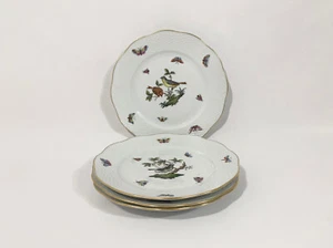 4x Herend Rothschild Bird Round Salad Plates 20,5 cm - Picture 1 of 10