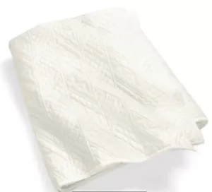 Ralph Lauren Oakfield 100% Cotton Quilted Coverlet Bed Blanket $570 White King - Picture 1 of 7