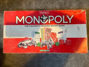 Vintage Monopoly Board Game By Waddingtons 1995 Complete - Missing Instructions - Picture 1 of 6