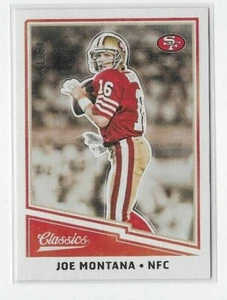 2017 Panini Classics JOE MONTANA BLANK BACK PARALLEL #123 49ERS 41/50 - Picture 1 of 1
