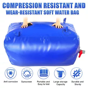 Foldable Large Capacity Water Storage Bladder, Emergency Water Bladder Tank - Picture 1 of 13