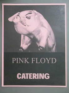 Pink Floyd Official Backstage Door Sign - Catering 8 1/2" X 11"! - Picture 1 of 1