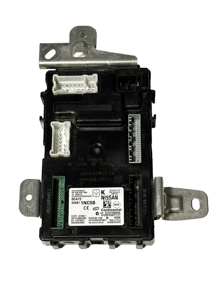 Módulo de control de carrocería INFINITI G25 G37x BCM 2010-2011 284B1-1NC5B OEM Foto 1 de 2