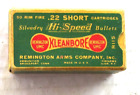 Remington 'Silvadry' 22 Short Hi-Speed Kleanbore R11S, empty