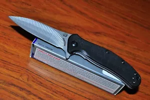 Coltello Kershaw ZING 1735 RJ Martin design lama scanalata lavorata in 3D USA - Foto 1 di 12