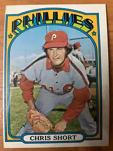 Philadelphia Phillies: 1972 Topps #665 Chris Short High Number - En muy buen estado+ - Imagen 1 de 1