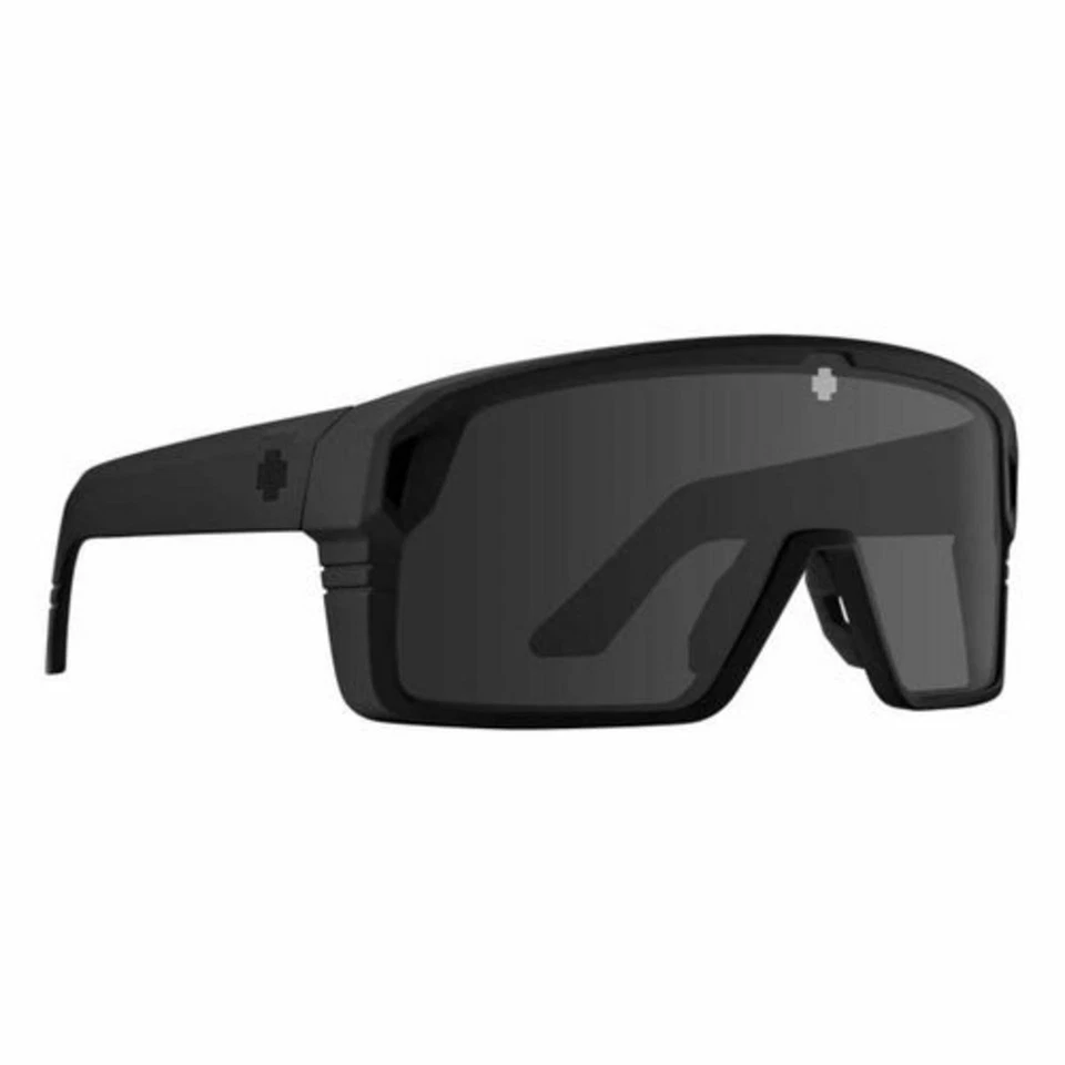 SPY Monolith Unisex Sunglasses - Matte Black Happy Black Polarized Lens