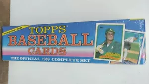 1989 Topps Baseball Factory Set Complete Sealed 1-792 MLB Baseball Holiday Box - Picture 1 of 6