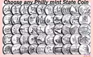 1999 - 2008 P or D Choose Any State Hood Quarters From U.S. Mint Coin Rolls - Picture 1 of 2