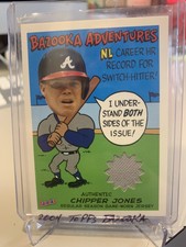 2004 Topps Bazooka Chipper Jones Jersey Relic