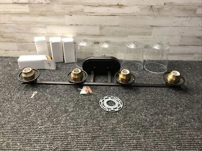 Open Box Inspiration 4-Light Brushed Nickel Bathroom Vanity P300073-009 - Image 1 of 4