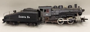 Bachmann 50604 HO SCALE 0-6-0 SANTA FE Steam Loco 99, Untested - Picture 1 of 7