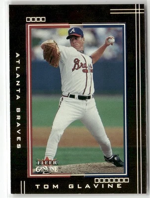 Fleer 2002 genuino #71 Tom Glavine Atlanta Braves Foto 1 de 2