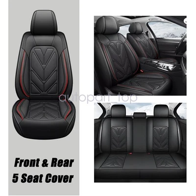 For Lexus RX330 RX350 Leather Car Seat Covers 5-Seat Full Set Front Rear Cushion Foto 1 de 4