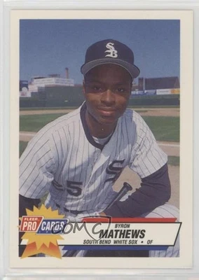 1993 Fleer ProCards Midwest League All-Star Game Byron Mathews #MDW-25 Rookie RC - Image 1 of 2