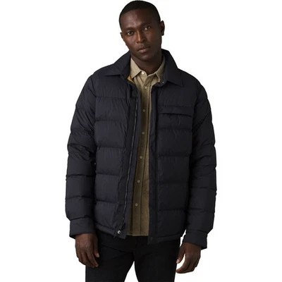 NWT prAna Pinchot Shirt Jacket~ Men’s XL Duck Down Insulated~ Black - Image 1 of 4