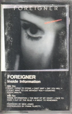 Foreigner Inside Information Kassette Europa Atlantic 1987 Kassette WX143C - Bild 1 von 2