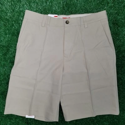 Шорты для гольфа IZOD стандартного покроя однотонные хаки размер 32 - 10,5 внутренний шов - новые в коробке - Изображение 1 из 4