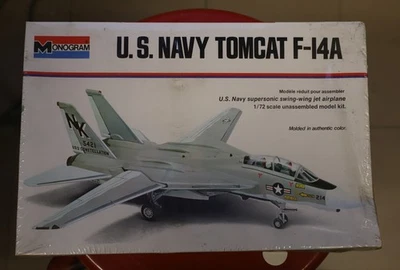 Monogram U.S. Navy F-14 A Tomcat, 1/72, kit 5992 - Immagine 1 di 3