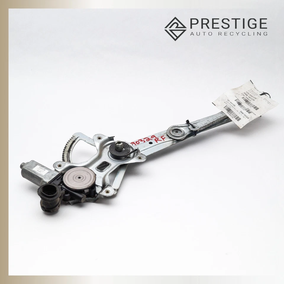 Toyota Camry 2002 2003 regulador de ventana de puerta con motor delantero derecho 69801-AA030 Foto 1 de 4