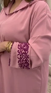 Elegant Moroccan Women’s Jellaba - Handmade Traditional Kaftan Dress - Picture 1 of 4