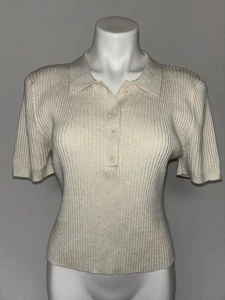 Top de mujer Earie de spandex manga corta talla XL nuevo sin etiquetas - Imagen 1 de 10