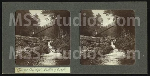 BETWS-Y-COED, Miners Bridge, Wales (Antikes Stereoview Stereoskop) #1 - Bild 1 von 2